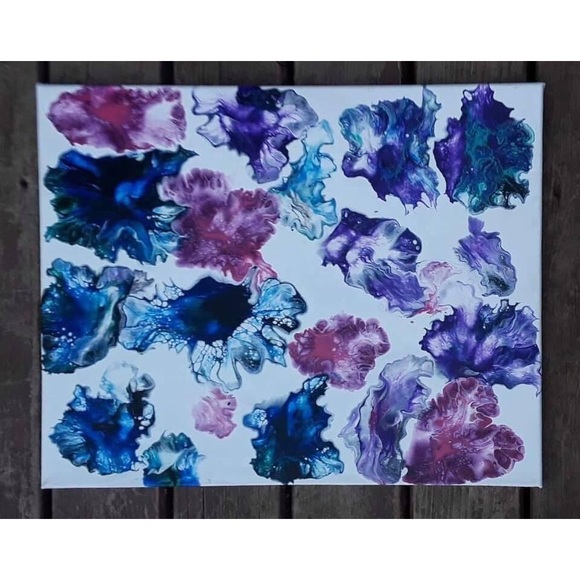 Original Acrylic Abstract Decor Art - Picture 1 of 1